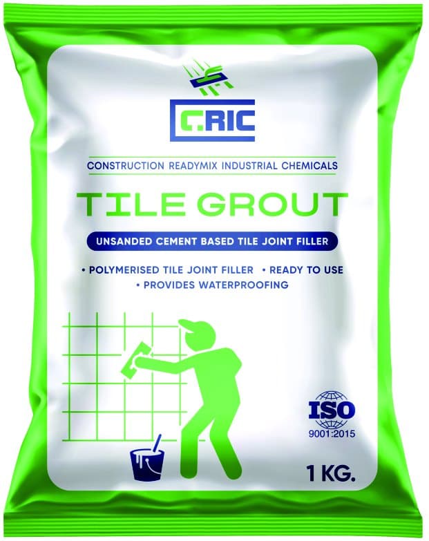 CRIC cement tile grout pack for joints up to 3 mm