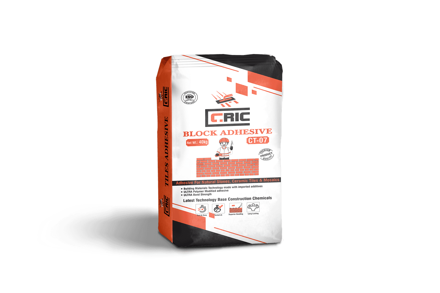 CRIC CT-07 Mazboot block adhesive bag for AAC blocks and bricks