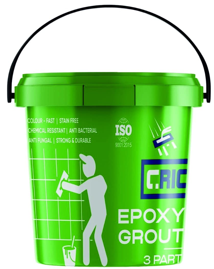 CRIC epoxy tile grout pack for kitchens, bathrooms and wet areas