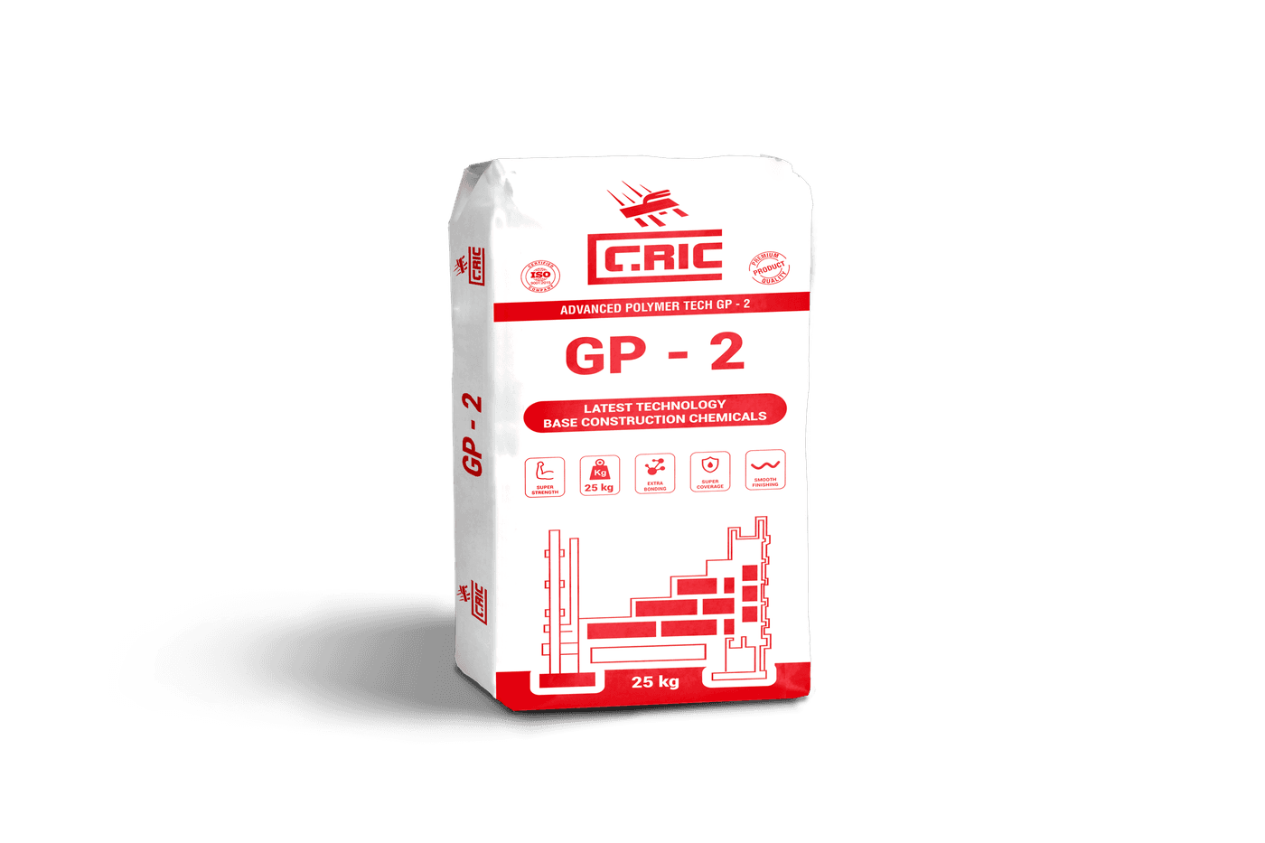 CRIC GP-2 free-flow repair grout bag for machinery and steel foundations