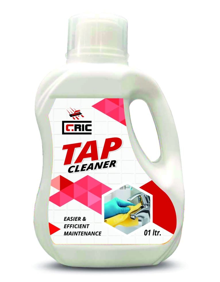 CRIC tap cleaner bottle for taps, sinks and bathroom fittings
